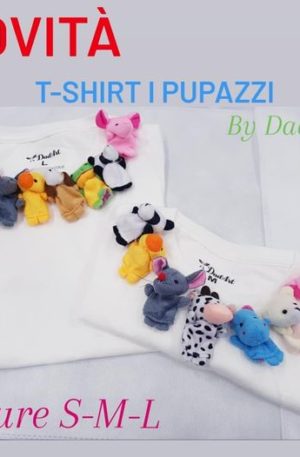 T-shirt I PUPAZZI Spedizione Gratuita