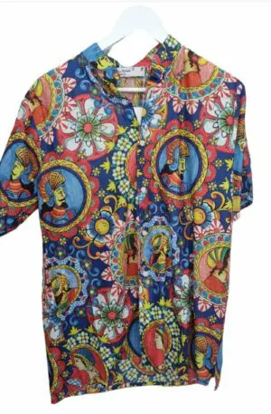 Camicia hawaiana unisex Pupi 100% cotone taglie: S/M ;  L/XL Spedizione Gratuita