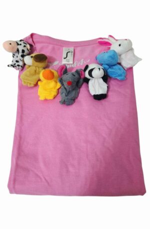 New t shirt i pupazzi Rosa manica corta Spedizione Gratuita New t shirt i pupazzi Rosa manica corta Spedizione Gratuita