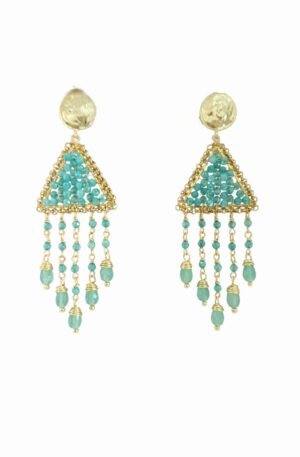 Orecchini realizzati artigianalmente con agata,quarzi ed ottone
lunghezza 9cm
peso 10.5gr Spedizione Gratuita