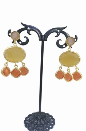 Orecchini realizzati con occhio di gatto multicolore,contornati da ottone lunghezza 4cm peso 5.5gr Spedizione Gratuita Orecchini realizzati con occhio di gatto multicolore,contornati da ottone lunghezza 4cm peso 5.5gr Spedizione Gratuita