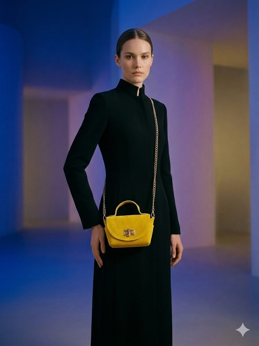 Suede shoulder bag with gold chain and bone closure. Size L16 W8 H10. Suede, genuine leather, made in Italy. Free shipping Tracollina in suede con catenella dorata,chiusura in osso. Misura L16 B8 H10. Camoscio,vera pelle,made Italy. Spedizione Gratuita