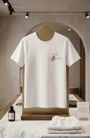 T shirt manica corta con scritta ricamata “mi hai scocciata” taglia unica, vestibilità morbida.
composizione 95% cotone 5% elastame Spedizione Gratuita T shirt manica corta con scritta ricamata “mi hai scocciata” taglia unica, vestibilità morbida.
composizione 95% cotone 5% elastame Spedizione Gratuita