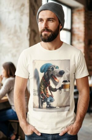 T-shirt Uomo in cotone con stampa Lupo , simpatica e briosa.Taglia L Spedizione Gratuita T-shirt Uomo in cotone con stampa Lupo , simpatica e briosa.Taglia L Spedizione Gratuita
