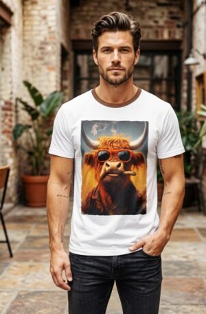 T-shirt Uomo in cotone con stampa Toro , simpatica e briosa.Taglia L Spedizione Gratuita T-shirt Uomo in cotone con stampa Toro , simpatica e briosa.Taglia L Spedizione Gratuita