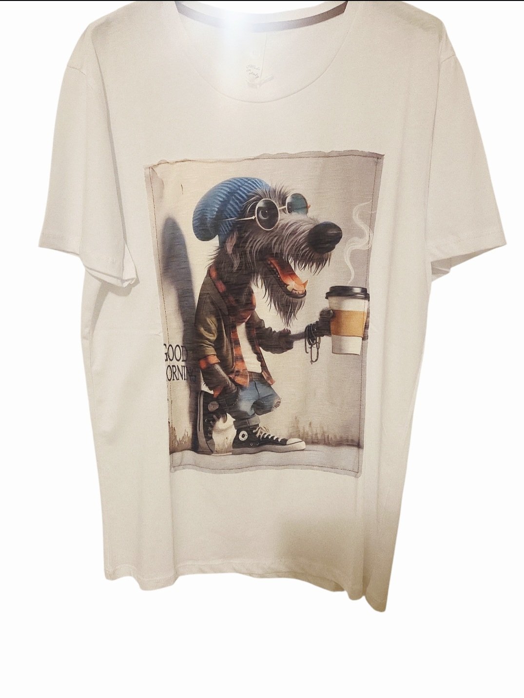 T-shirt Uomo in cotone con stampa Lupo , simpatica e briosa.Taglia L Spedizione Gratuita T-shirt Uomo in cotone con stampa Lupo , simpatica e briosa.Taglia L Spedizione Gratuita