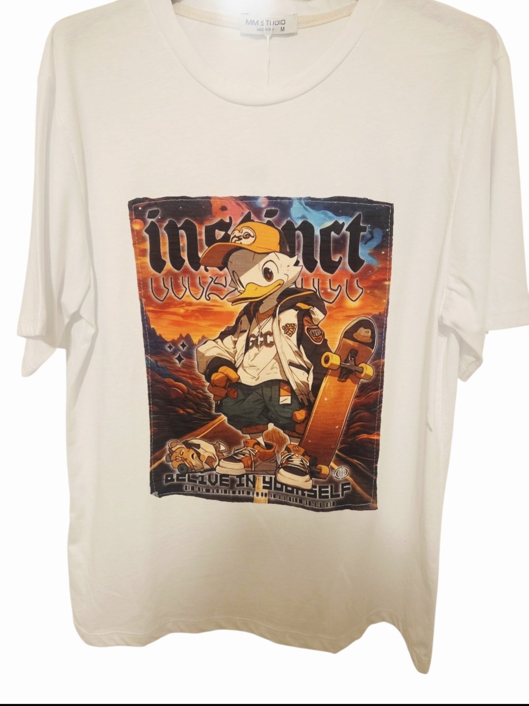 T-shirt Uomo in cotone con stampa Papero , simpatica e briosa.Taglia M Spedizione Gratuita T-shirt Uomo in cotone con stampa Papero , simpatica e briosa.Taglia M Spedizione Gratuita